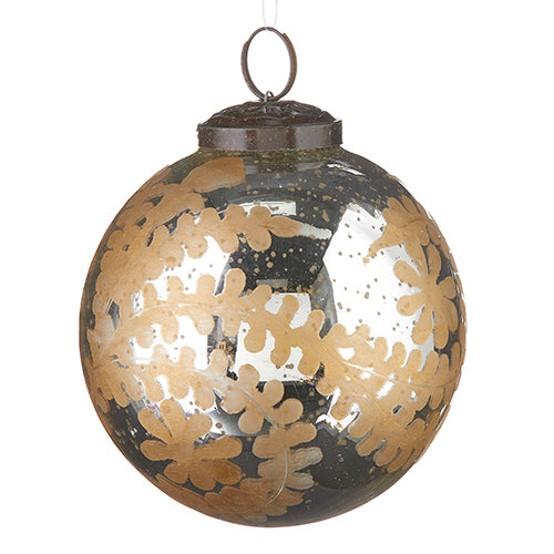 3" Mercury Glass Ball Ornament