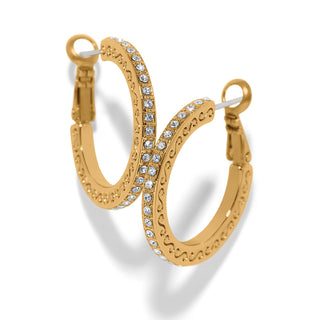 Meridian Eclipse Small Gold Hoop Earrings