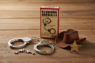 Metal Handcuffs Lifestyle Photo
