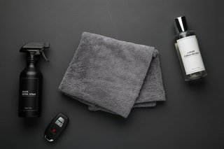 Microfiber Cloth Flat Lay