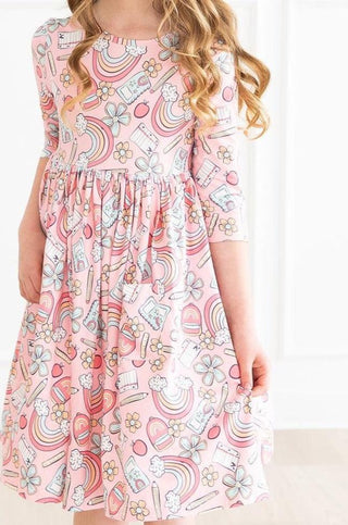 Mila & Rose Kid's Dresses Dream Big Pocket Twirl Dress