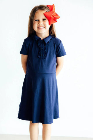 Mila & Rose Kid's Dresses Short Sleeve Polo Dress