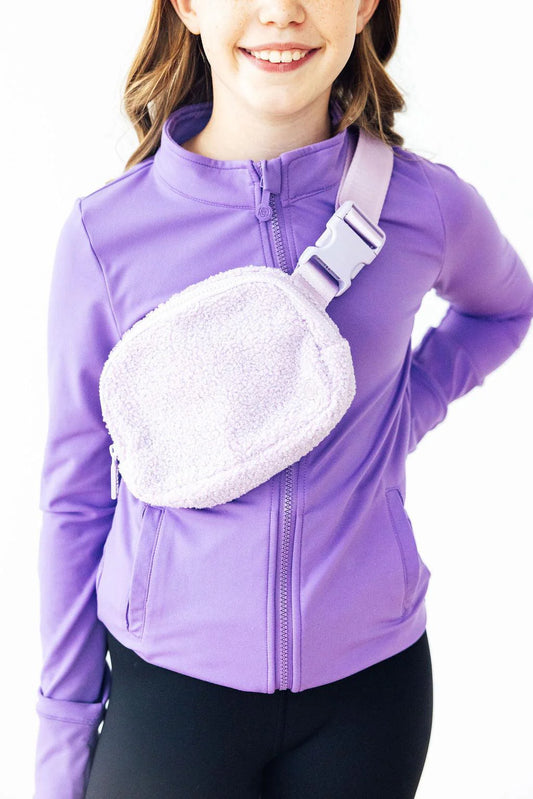 Girl's Fleece Belt Bag