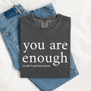 Mugsby Women's Tops You Are Enough Tee