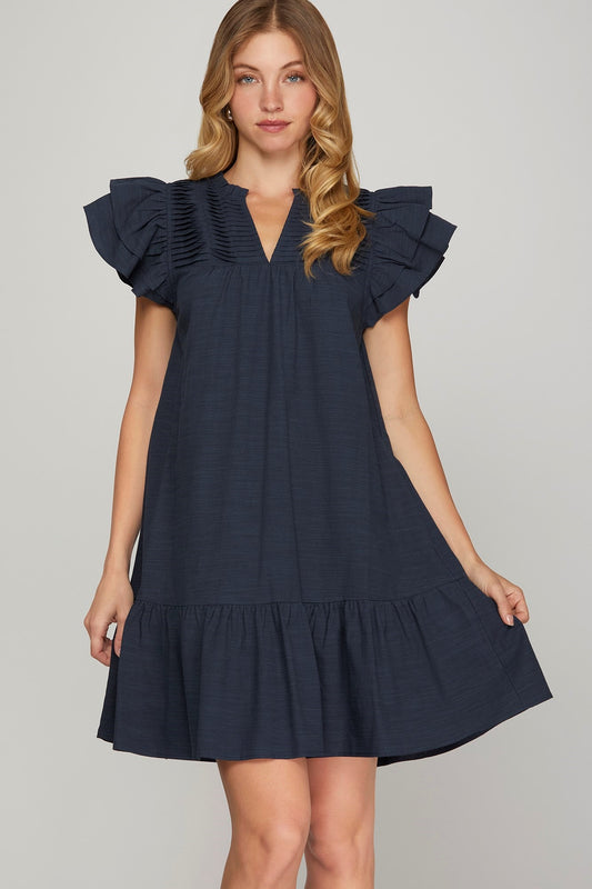Navy Mini Dress