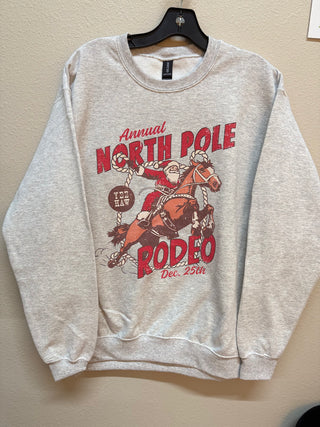 NVC Ecommerce LLC Christmas Clothing North Pole Rodeo Top