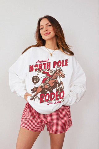 NVC Ecommerce LLC Christmas Clothing North Pole Rodeo Top