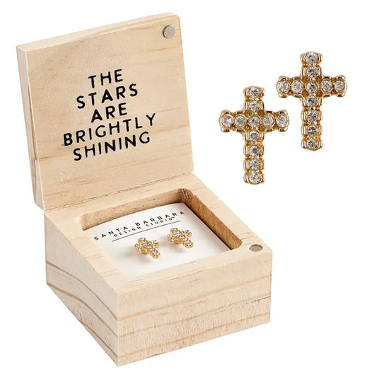 Treasure Box Earrings - Holy Night