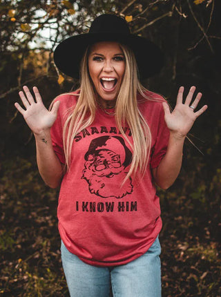 P&PD Women's Tees Saaaanta! I Know HIm Tee
