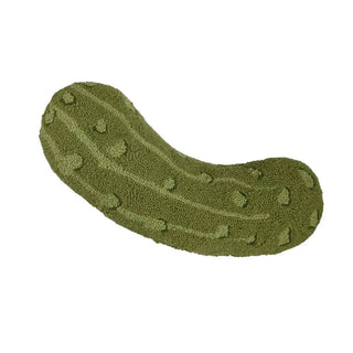 Shaped Pickle Hooked PIllow