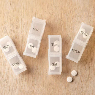 Weekly pill organizer