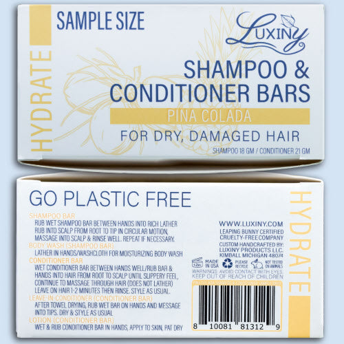 Shampoo & Conditioner Bar Set-Pina Colada