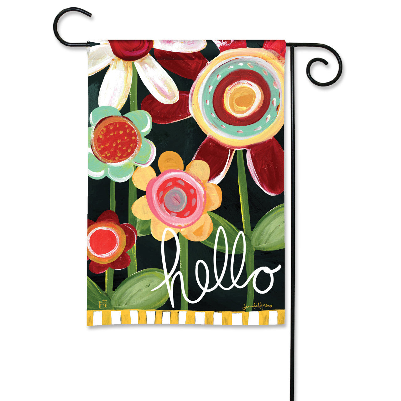 Playful Petals Garden Flag