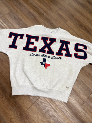 Pressbox Women's Tops One Size Texas Sweatshirt