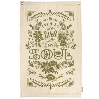 Primitives by Kathy Home Decor It Is Well Banner