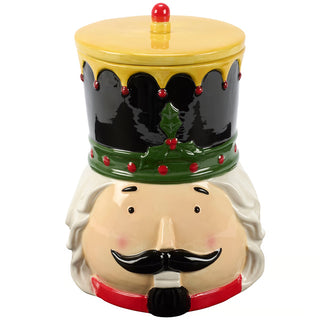 Primitives by Kathy Christmas Decor Nutcracker Cookie Jar