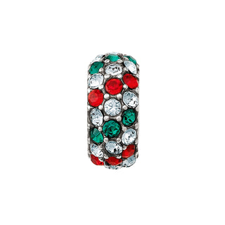 Red/Green/Clear Glitter Spacer