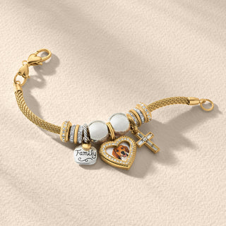 Memento Heart Photo Charm