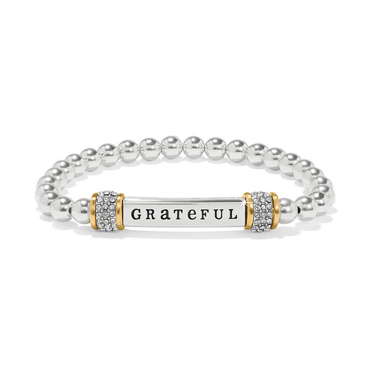 Meridian Grateful Stretch Bracelet