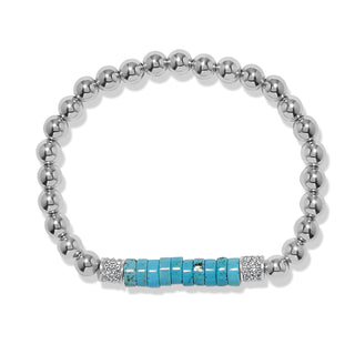 Meridian Petite Turquoise Stretch Bracelet