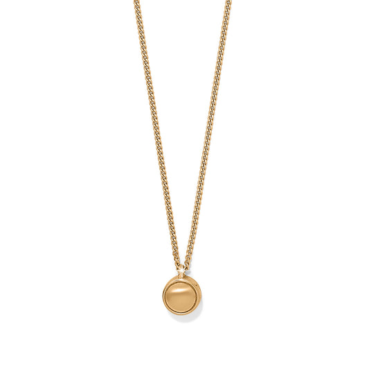 Contempo Nuevo Gold Petite Dome Necklace