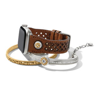 Mosaic Leather Watch Band