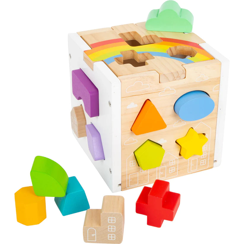 Rainbow shape sorter 