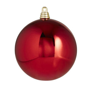 Raz Imports Christmas Ornaments 4" Red Ball Ornament