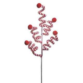 Raz Imports Christmas Picks Peppermint Twirl Pick