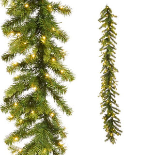 Raz Imports Christmas Garland Pine Lighted Garland