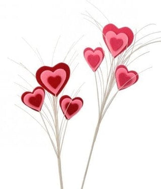 Regency Home Decor 16" Felt Heart Pick