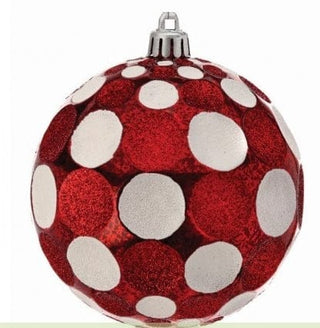 Regency Christmas Ornaments Glitter Dot Ball Ornament