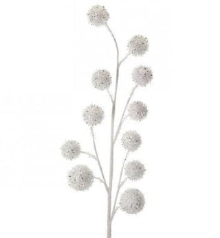 Regency Christmas Picks Glitter Tinsel Ball Pick