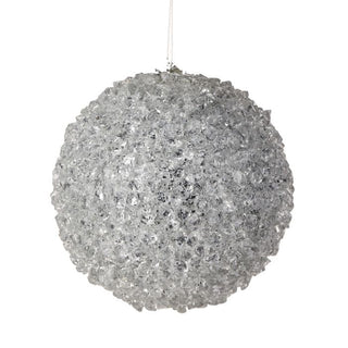 Regency Christmas Ornament Glittered Ice Ball Ornament
