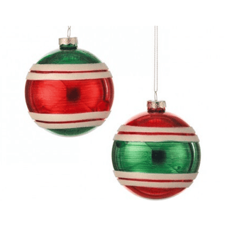 Regency Christmas Ornament Retro Stripe Ornament
