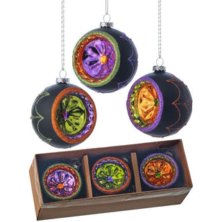 Regency Halloween Spooky Reflector Ornament