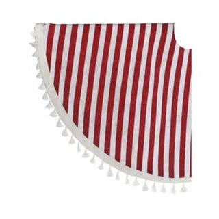 Regency Christmas Decor Striped Tree Skirt