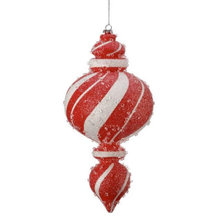 Regency Christmas Ornament Sugar Peppermint Finial