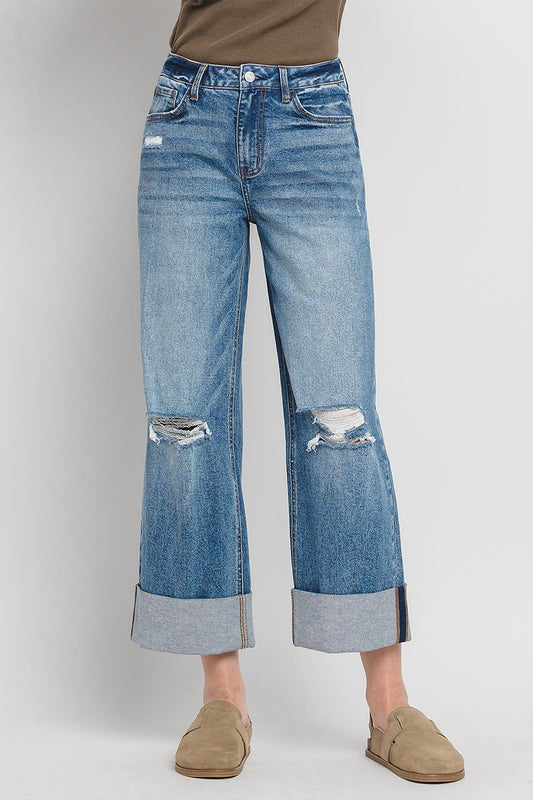 Vervet Rosy Baggy Wide Leg Jeans