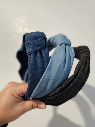 Rubies & Honey Women's Hair Denim Headband