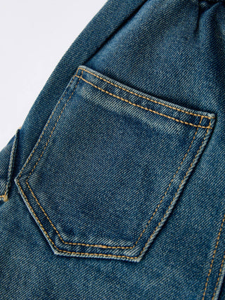 Rylee Faith Designs Kid's Bottoms Girls Bow Stretch Jeans