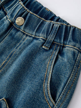 Rylee Faith Designs Kid's Bottoms Girls Bow Stretch Jeans