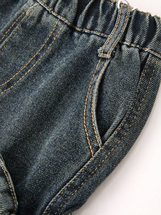 Rylee Faith Designs Kid's Bottoms Girls Bow Stretch Jeans