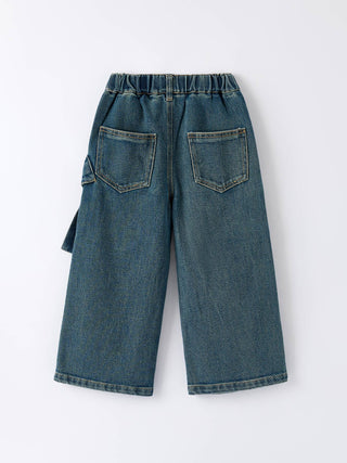 Rylee Faith Designs Kid's Bottoms Girls Bow Stretch Jeans