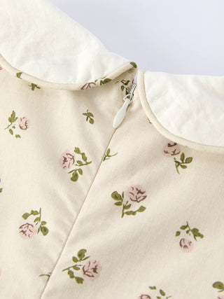 Rylee Faith Designs Kid's Dresses Girls Floral Print Smocking Dress