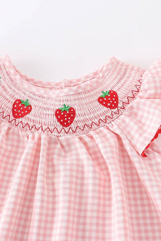 Rylee Faith Designs Kid's Dresses Girls Strawberry Dress