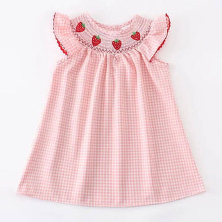 Rylee Faith Designs Kid's Dresses Girls Strawberry Dress