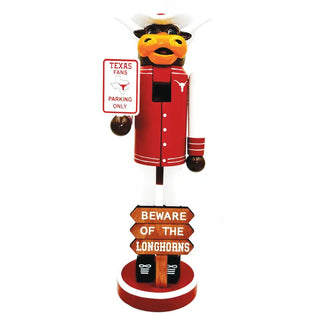 Santa's Workshop Christmas Decor Beware of Longhorns Nutcracker