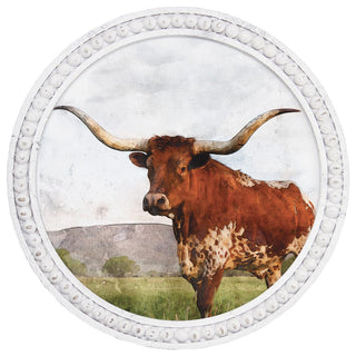 Sincere Surroundings Home Decor Longhorn Scene