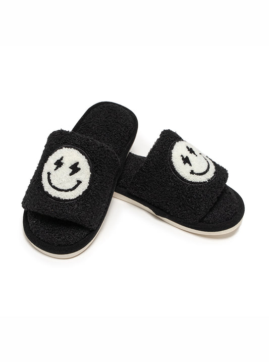 Black Bolt Slide Slipper